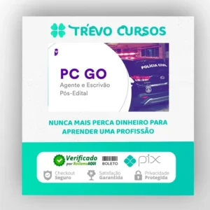PC-GO (Agente e Escrivão) Pacote Completo - 2022 (Pós-Edital) - Estratégia Concursos