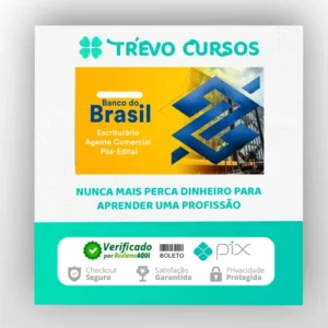 Pacote - Banco do Brasil (Escriturário - Agente Comercial) Pacote Completo - 2023 - Estratégia Concursos
