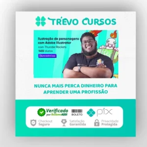 Crehana: Ilustração de Personagens com Illustrator - Thunder Rockets