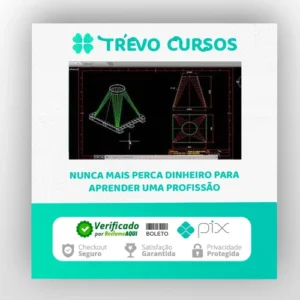 Traçado de Caldeiraria Essencial CAD 2D e 3D - Render