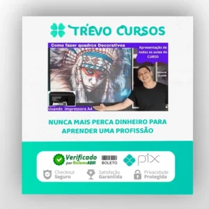 Como fazer Quadros Decorativos Usando Impressora A4 - Moacir Quadri