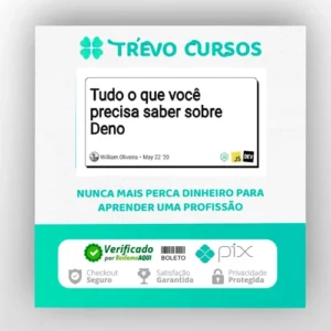 Tudo Que Você Precisa Saber Sobre Deno JS , Site, Api + 3 Proj - Gregory Pacheco e Susy Pereira